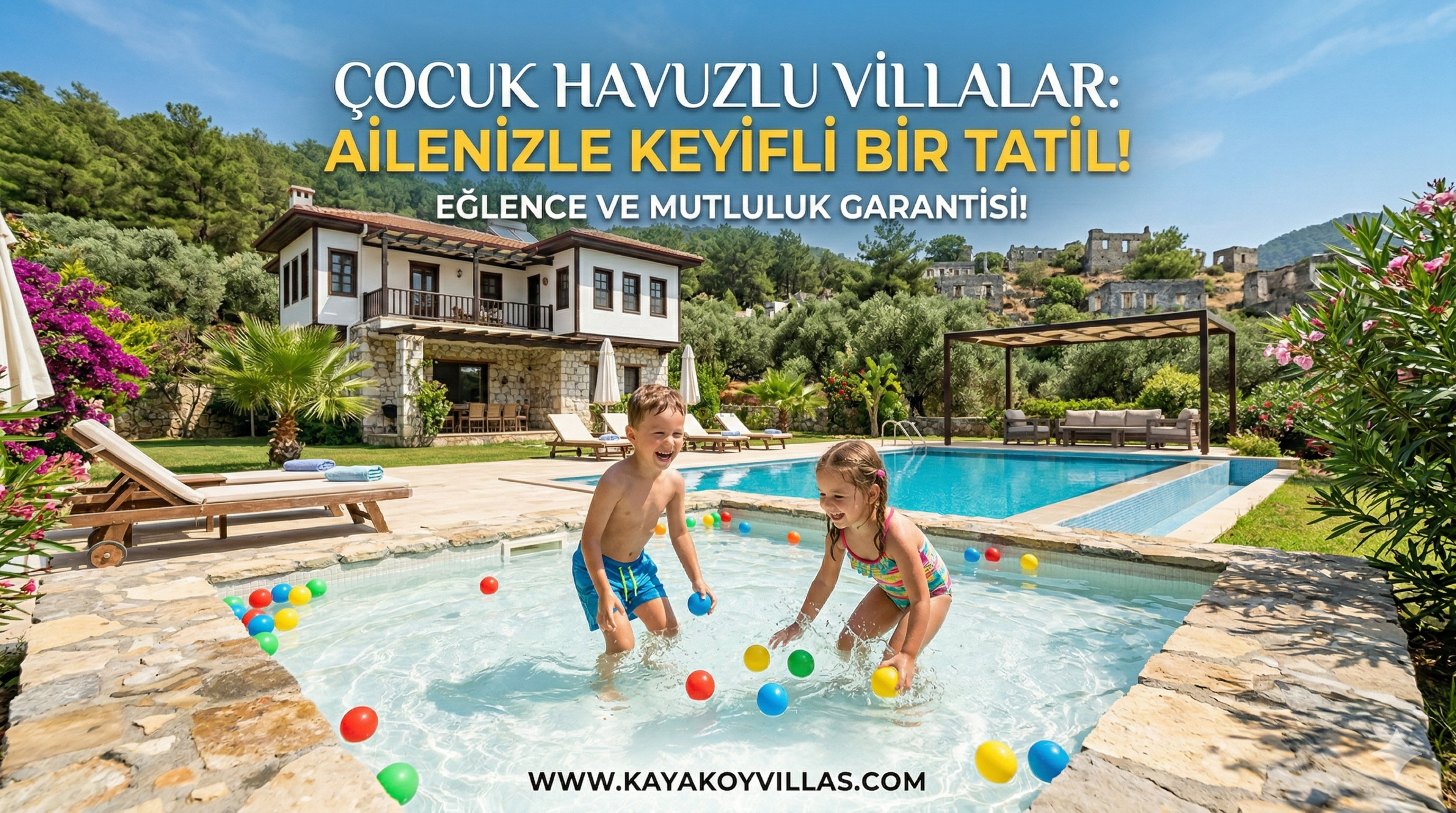 Çocuk Havuzlu Villalar