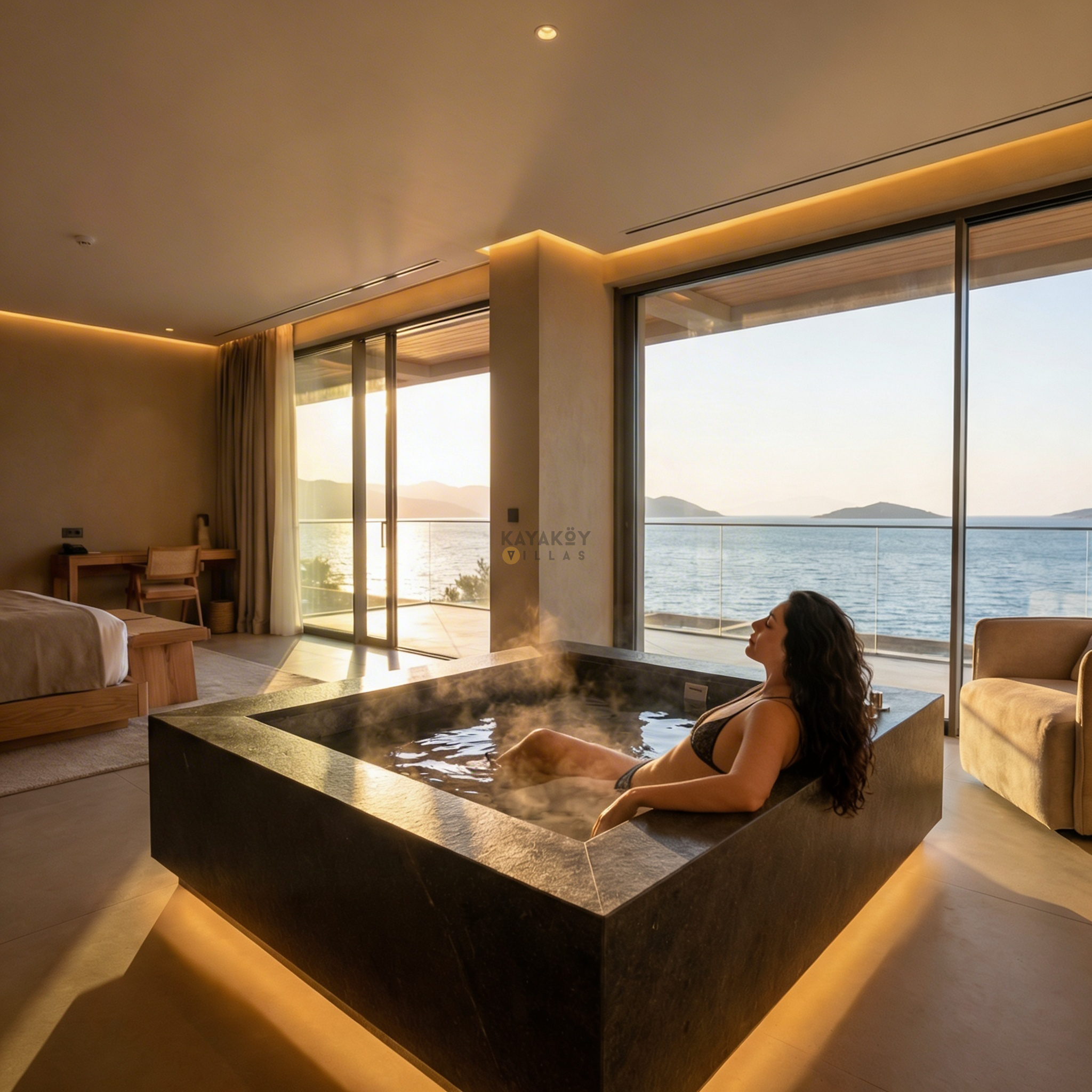 Jakuzili Villa ile Lükst Tatili Deneyimi | Kayaköy Villas
