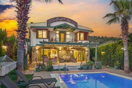 Villa Terra Ares Fethiye Kayaköy Bölgesinde Kiralık Balayı Villası